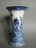 #1627  Mason's 'Patent Ironstone' Willow pattern Vase, circa 1845