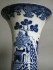 #1627  Mason's 'Patent Ironstone' Willow pattern Vase, circa 1845