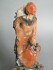 #1626 Chinese Soapstone Figure & Stand, circa 1870-1920