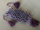 #0969 Victorian Lady's Purple Beaded Crocheted Purse, circa 1875