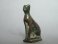 #1724  Small Ancient Egyptian Bronze Cat, Late Dynastic Period (664 - 332 BC)  **Sold**  August 2018