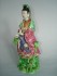 #0195 18th/19th Century Chinese Porcelain Famille Rose Guanyin, Jiaqing Reign ( 1796-1820)