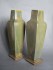 #0403 Signed Pair of Art Nouveau Rambervillers Lustre Vases with Gilt Bronze Stands, circa 1905-1910   450