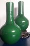 #1824  18th/19th Century Chinese Apple Green Glazed Vases， *Price on Request* ， *售价待询*