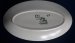 #1851 Hand Painted Radford  Pottery Oval Dish, circa 1940s - 1950s *Sold*