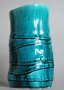 #1848  Fine & Rare Chinese Turquoise Glazed  Brush Pot & Ormolu Stand, circa 1700-1730  *Price on Request*