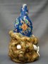 #1753 Rare Japanese Porcelain Figure Kannon with Dragon, Meiji (1868 - 1911)     **SOLD** to USA,  2021