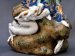 #1753 Rare Japanese Porcelain Figure Kannon with Dragon, Meiji (1868 - 1911)     **SOLD** to USA,  2021