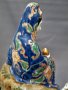 #1753 Rare Japanese Porcelain Figure Kannon with Dragon, Meiji (1868 - 1911)     **SOLD** to USA,  2021