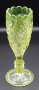 #1877  Victorian Uranium Glass Vase, probably made by John Derbyshire **SOLD** December 2025