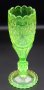 #1877  Victorian Uranium Glass Vase, probably made by John Derbyshire **SOLD** December 2025