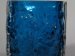 #1663  Whitefriars Glass Kingfisher Blue "Coffin" Vase, early 1970s  **Sold** March 2018