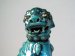 #1745 Rare Chinese Turquoise Enamelled Buddhist Guardian Lion，17th /18th Century