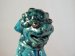 #1745 Rare Chinese Turquoise Enamelled Buddhist Guardian Lion，17th /18th Century