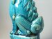 #1745 Rare Chinese Turquoise Enamelled Buddhist Guardian Lion，17th /18th Century