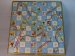 #1695  Children's Story & Nursery Rhyme 'Snakes & Ladders" Board, circa 1940s - 1950s  **Sold** October 2020