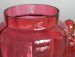 #1826 Victorian Cranberry Glass Jar with Cover, circa 1880-1900