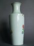 #1414   Chinese "Famille Rose" Peacock Vase,  Guangxu Mark but probably early 21st Century  - **Sold**  2018