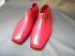 #0102 Rare Pair of Red 1960s Mary Quant Designed " Quant Afoot" Ankle Boots - Unused   **Sold** to New York - March 2014 售至纽约 - 2014年3月