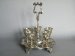 #0063 Victorian Electro Plated Nickel Silver Egg Cruet - Circa 1842-1883