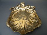 #1723  WMF Style Art Nouveau Brass Dish or Ashtray, circa 1905   **Sold**  September 2018
