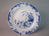 #1510  Rare Chinese Export Porcelain Plate, Kangxi Mark and Period (1662-1722) **SOLD** May 2019