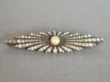 #0535 Art Deco 935 Silver Diamante Brooch **SOLD**