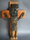 #0355 Rare Arthur Dooley Bronze "Crucifixion" Sculpture, circa 1960s **PRICE ON REQUEST** 售价待询