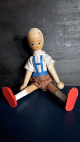 #1803   Articulated Wooden Doll, circa 1930s  **SOLD**