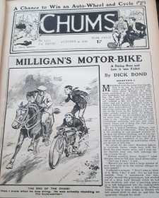 #1857  Chums Paper for Boys Annual 1920