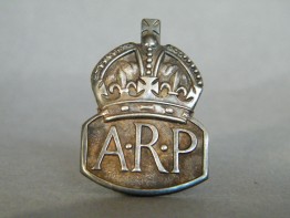 #1664  Sterling Silver Air Raid Precautions Badge  **Sold**  May 2018