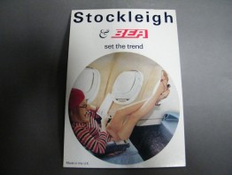 #1440 1960s British European Airways & Stockleigh Stockings Advertising Card