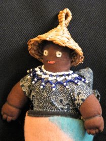 #1776  Early 20th Century Souvenir Lesotho Doll from Southern Africa, circa 1930s  **SOLD** December 2019