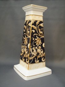 #1792  Rare Wedgwood Cornucopia Bone China Lamp Base, circa 1990s  **Sold** to Norway, September 2020