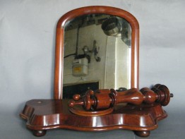 #1224 Mid Victorian Mahogany Ladies "Toilet" Mirror, circa 1860-1880 **SOLD** 2019