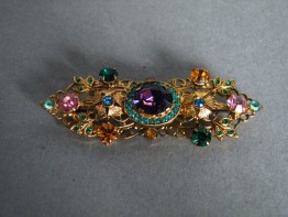 #0435 1930s or 1940s Gilt Metal Brooch **SOLD**