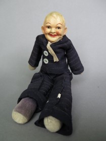 #1596  Early 20th Century Sailor Doll, circa 1920-1940  **SOLD** through our Liverpool shop  July 2017