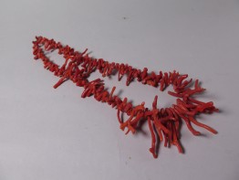 #1500 Victorian Red Coral Necklace   **SOLD**