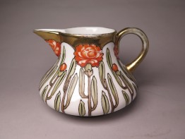 #1657  Rare Secessionist Style Art Nouveau Cream Jug from Japan, circa 1900 - 1910