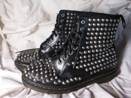#1588  Studded Dr Martens Air Wair Boots    **SOLD** June 2017