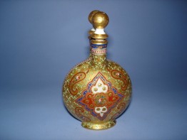 #0090 19th Century Coalport Persian Style Scent Bottle **Sold** through our Liverpool Shop