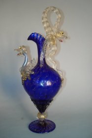 #0040 Venetian Dragon Ewer by Toso or Barovier circa1895-1914 **Sold** to USA - January 2009 已于2009年1月售至美国