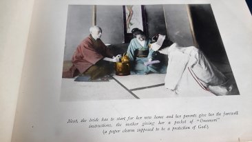 #1804 Photo Album "The Ceremonies of a Japanese Marriage,"  First Edition 1905