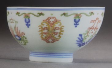 #1810  Chinese Doucai Porcelain Bowl, Daoguang Mark and Period (1821-1850)  **Sold**  June 2022