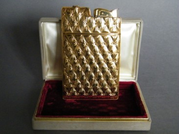 #0910 Cased 1950s Evans Combination Cigarette Case & Lighter **SOLD**