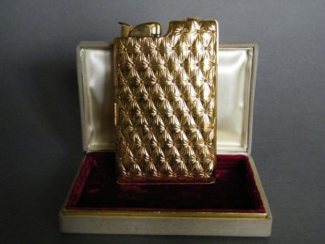 #0910 Cased 1950s Evans Combination Cigarette Case & Lighter **SOLD**