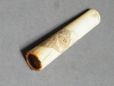 #1400 Japanese Ivory Cheroot or Cigar Holder, Meiji period (1868-1911) **SOLD** through our Liverpool shop December 2016