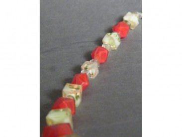 #0966 Art Deco Glass Necklace, circa 1930s **SOLD**