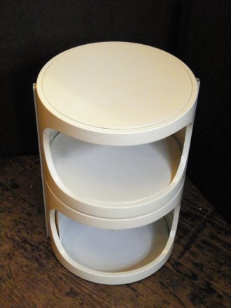 #1485   1960s Cylindrical Plastic Bedside Cabinet     **Sold**  January 2019