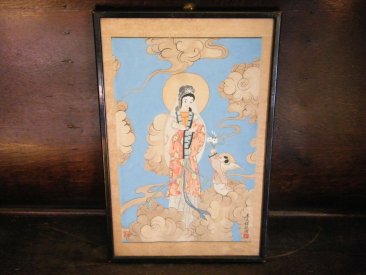 #1726  Chinese Religious Painting on Paper by  Li Tian Duo, 19th or early 20th Century   **Sold** to Hong Kong June 2018